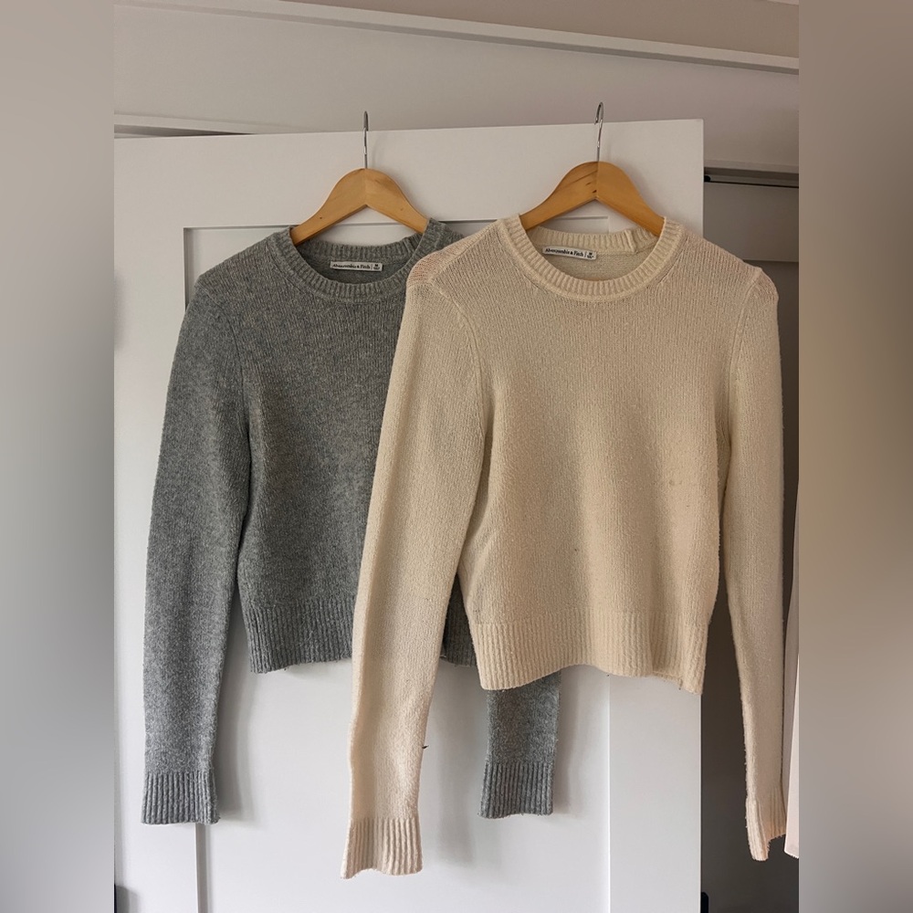 Abercrombie & Fitch Long Sleeve Sweaters